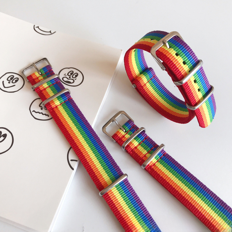 Brazalete de regalo de arcoiris de corazón de giralio al por mayor